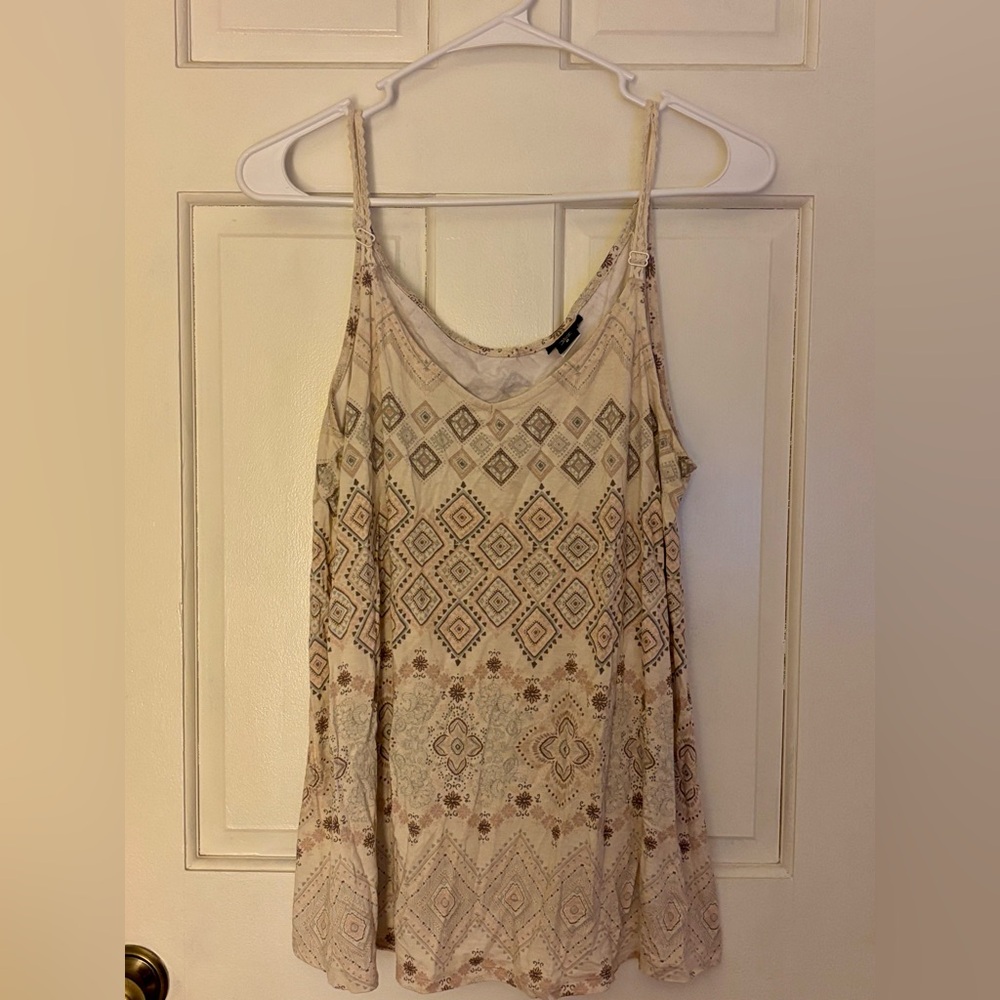 Torrid Cream Patterned Camisole